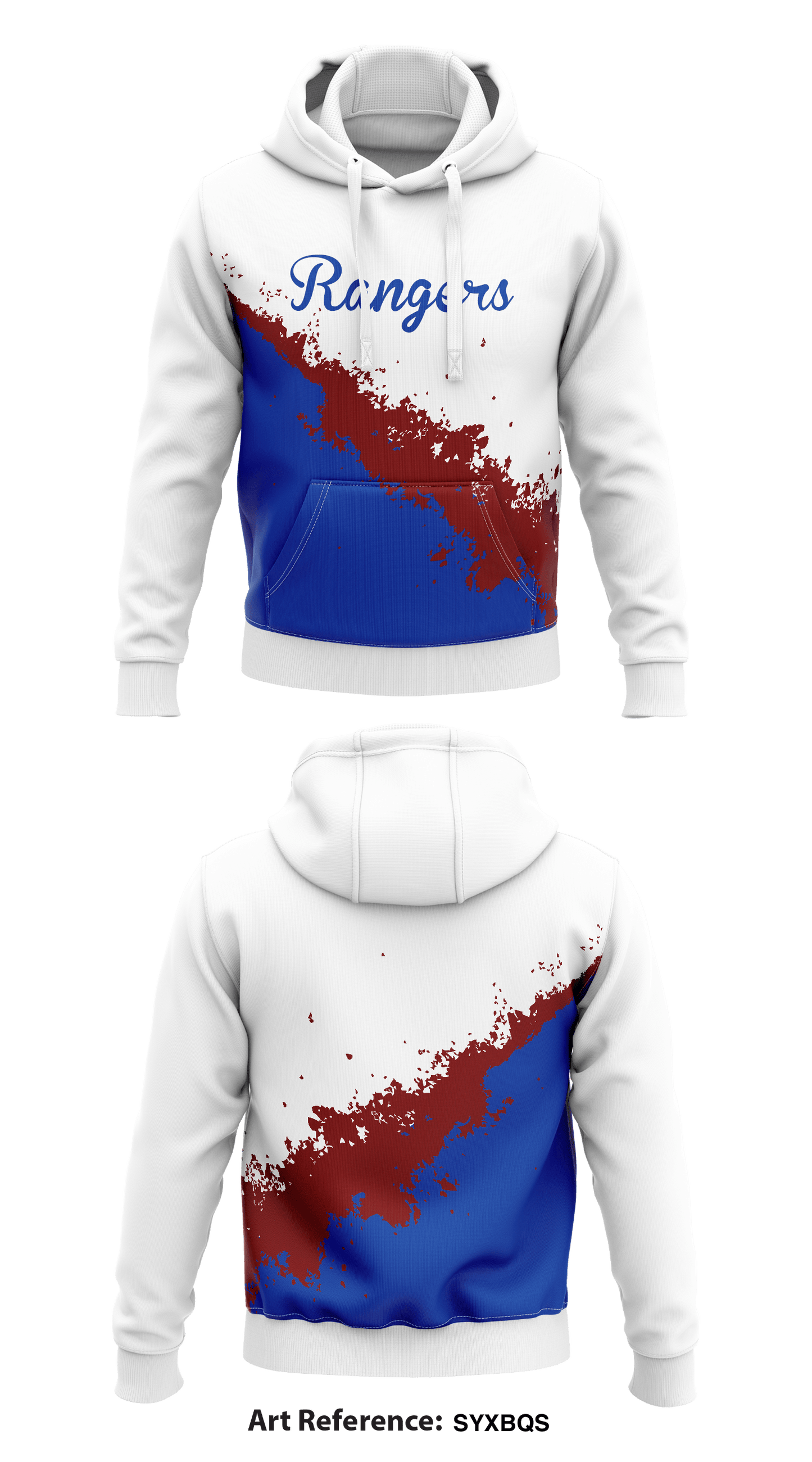 Rangers Store 2  Core Men's Hooded Performance Sweatshirt - sYxBqS