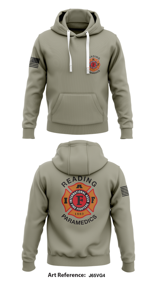 Reading Fire Department Paramedics Store 1  Core Men's Hooded Performance Sweatshirt - J65Vg4