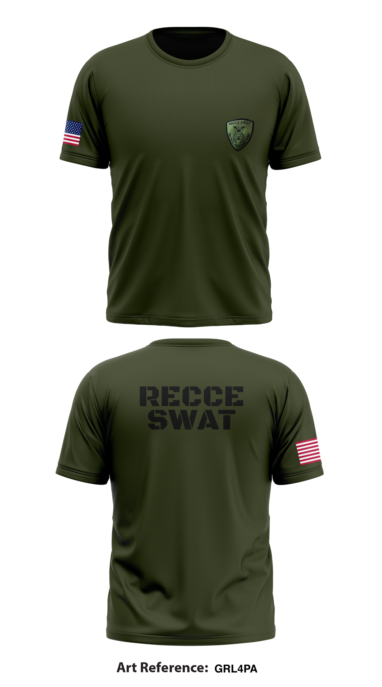 Recce Swat Store 1 Core Men's SS Performance Tee - GrL4pA