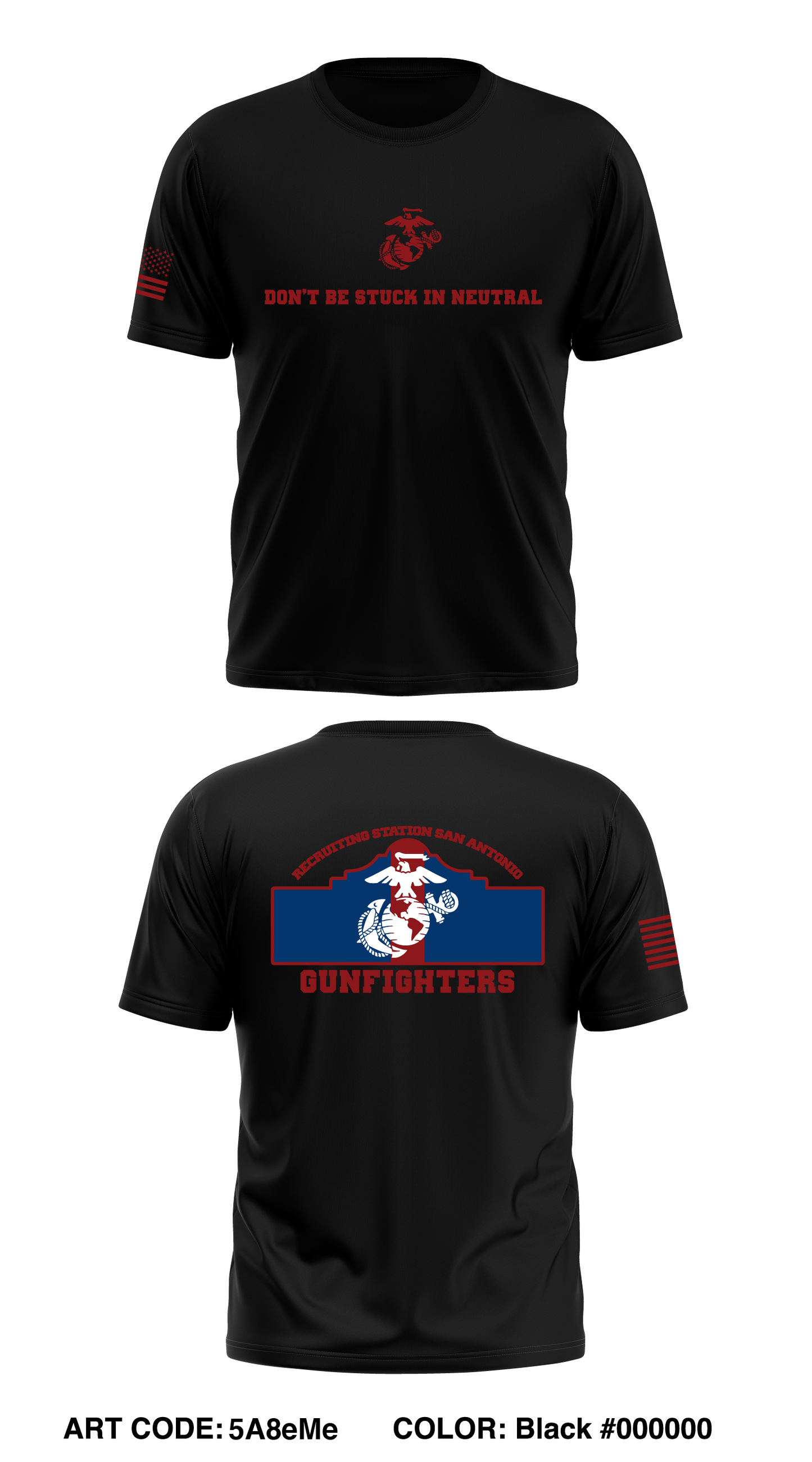 Recruiting Station San Antonio  Store 1 Core Men's SS Performance Tee - 5A8eMe