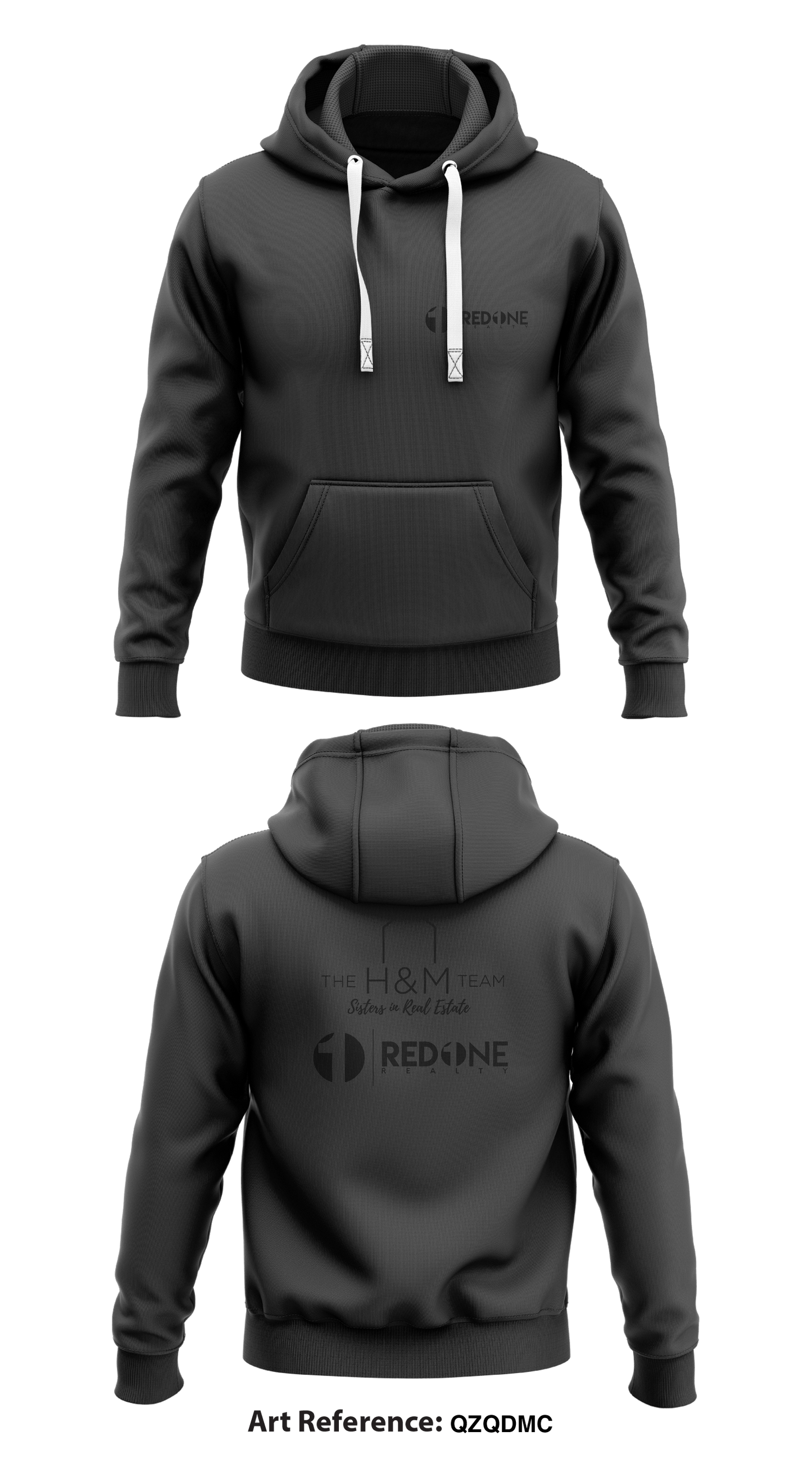 The H M Team at Red 1 Realty Core Men s Hooded Performance Sweatshirt Emblem Athletic