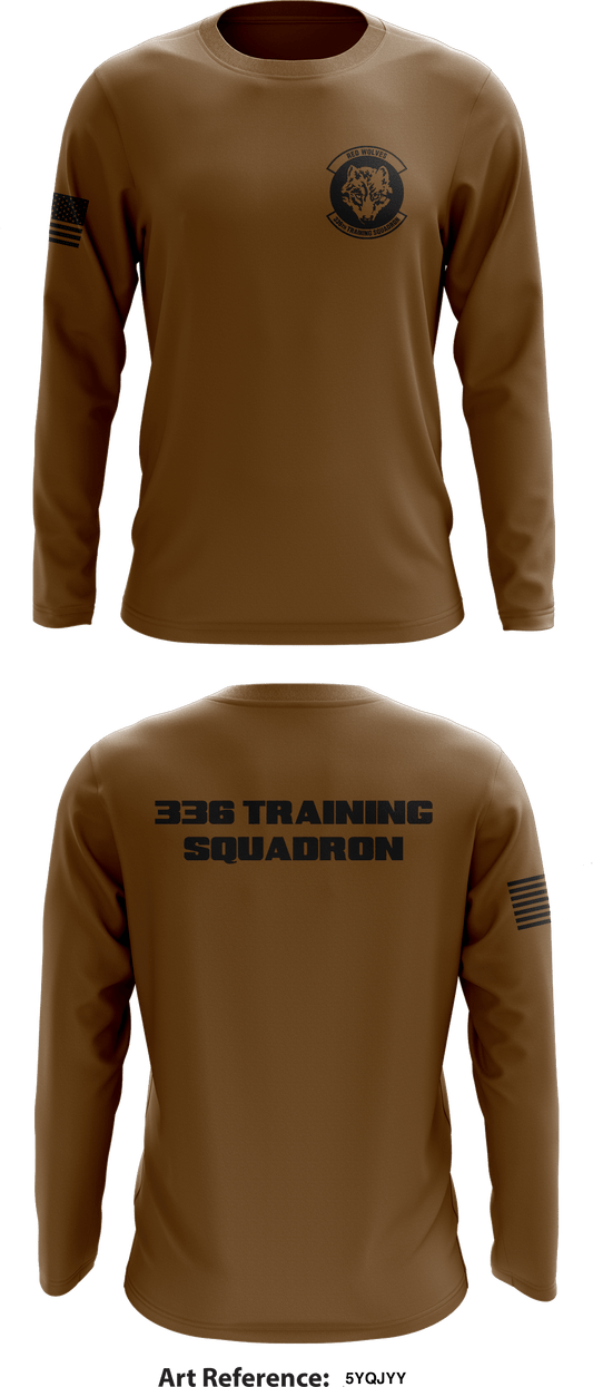 336 Training Squadron Store 1 Core Men's LS Performance Tee - 5YqJYY