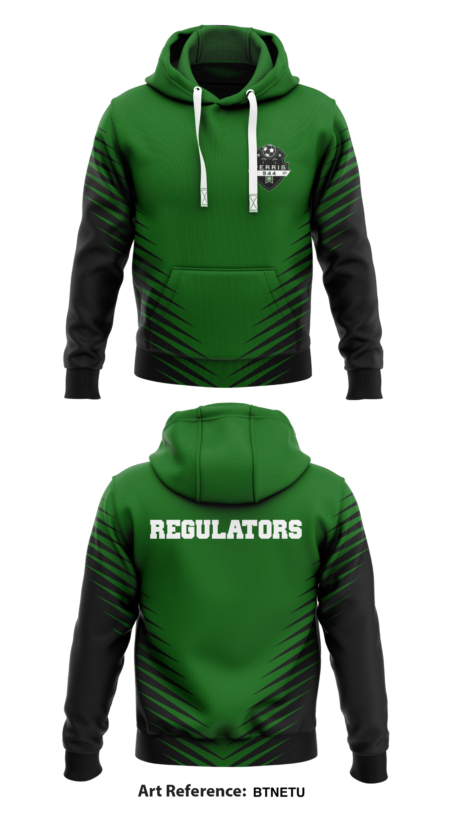Regulators Core Men's Hooded Performance Sweatshirt - BTNeTU