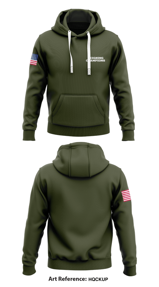 Reigning Champions Store 1  Core Men's Hooded Performance Sweatshirt - HQCkuP