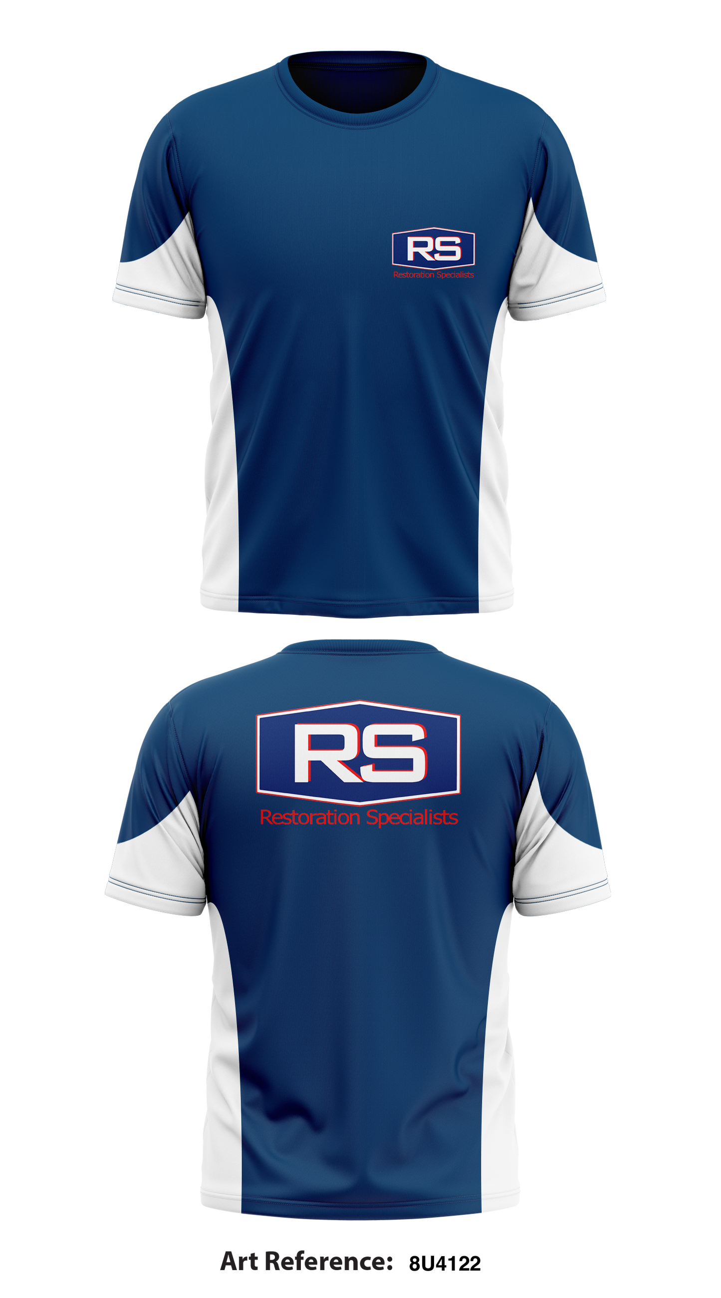 Restoration Specialist Store 1 Core Men's SS Performance Tee - 8u4122