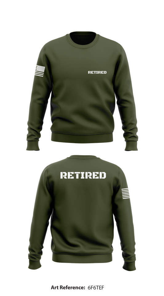 Retired Store 1 Core Men's Crewneck Performance Sweatshirt - 6F6Tef