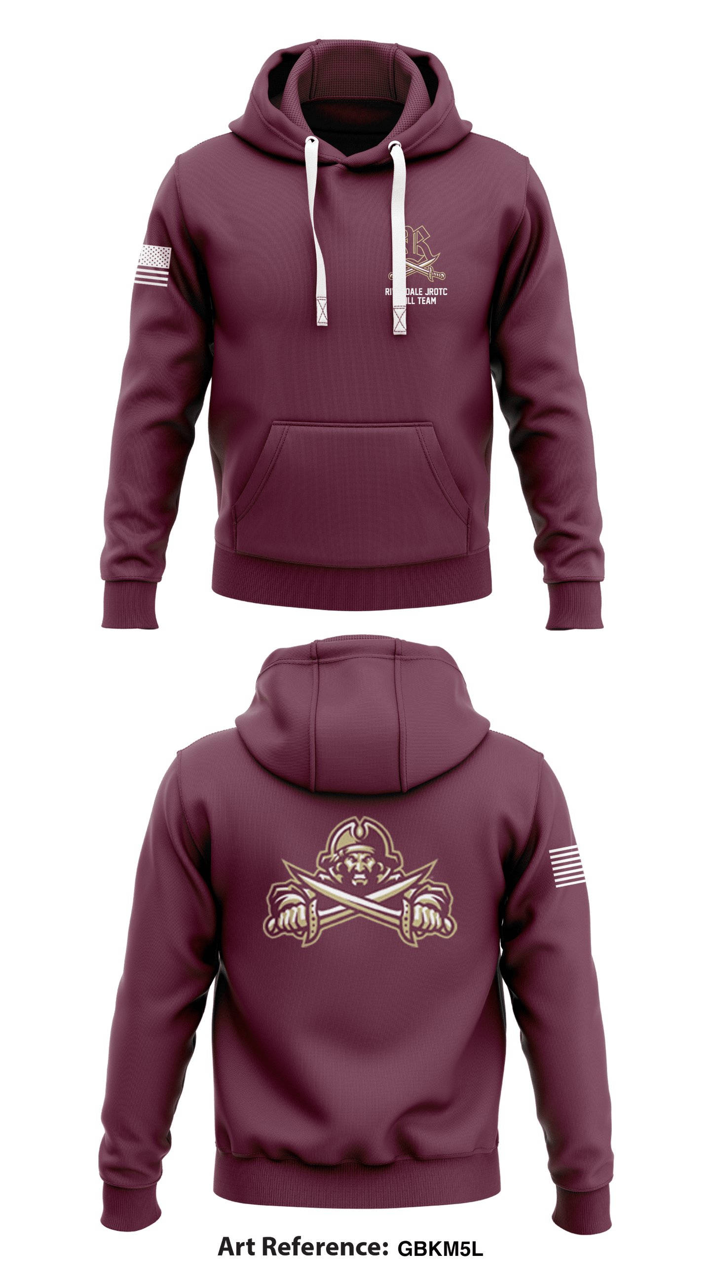 Riverdale JROTC Drill Team Store 1 Core Men's Hooded Performance Sweatshirt - gBKm5L