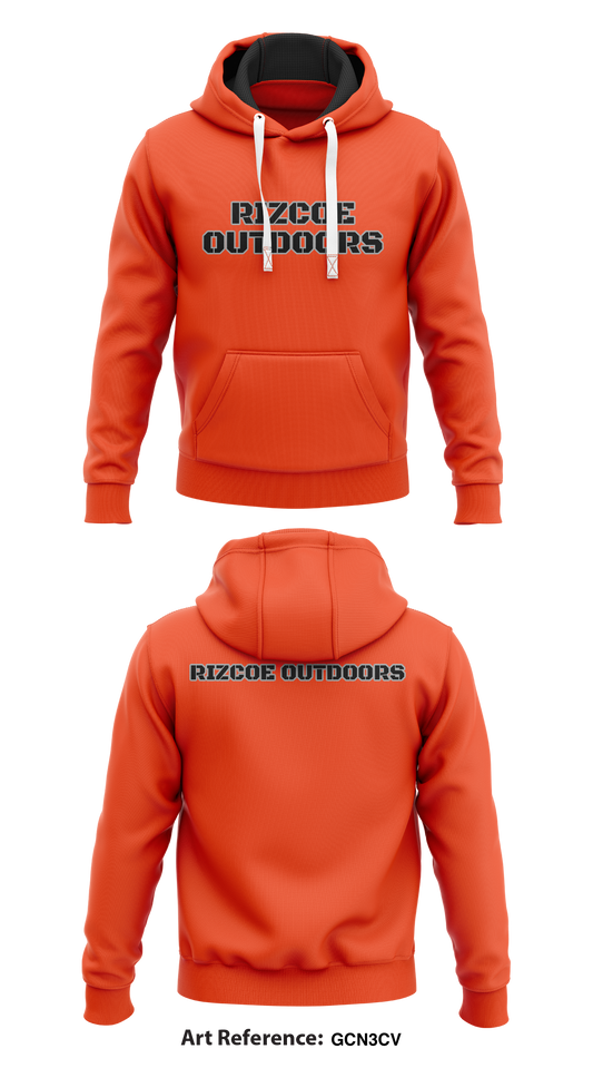 Rizcoe Outdoors Store 1  Core Men's Hooded Performance Sweatshirt - Gcn3Cv