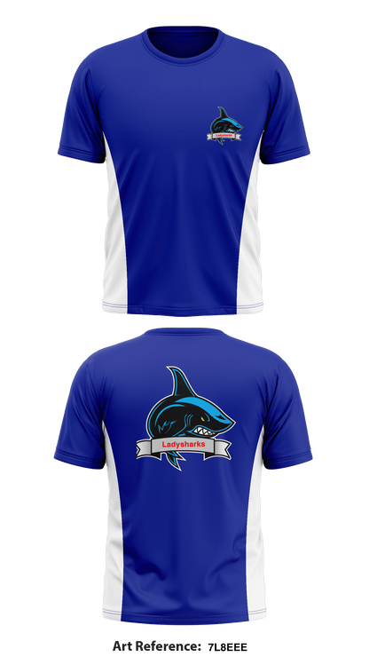 Roosevelt ladysharks Store 1 Core Men's SS Performance Tee - 7L8Eee