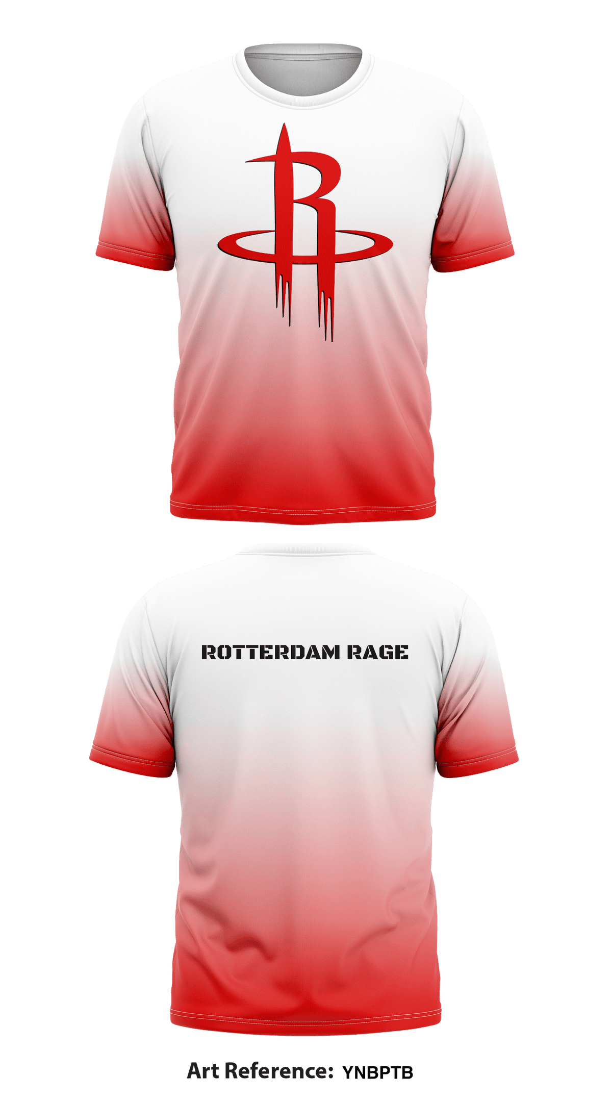 Rotterdam Rage Store 1 Core Men's SS Performance Tee - YnBPTb
