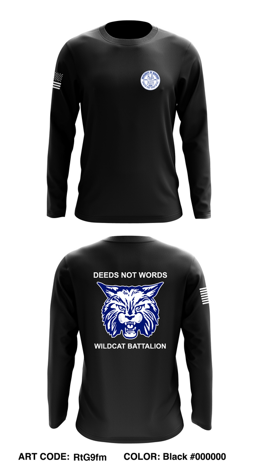 UKROTC Core Men's LS Performance Tee - RtG9fm