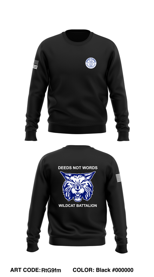 UKROTC Core Men's Crewneck Performance Sweatshirt - RtG9fm
