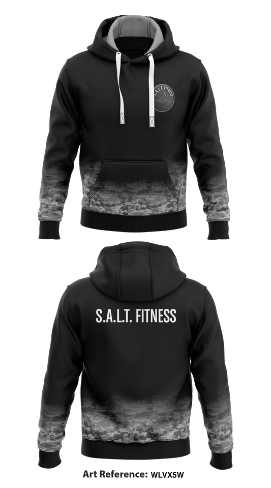 S.A.L.T. FITNESS  Store 1  Core Men's Hooded Performance Sweatshirt - WLVX5W