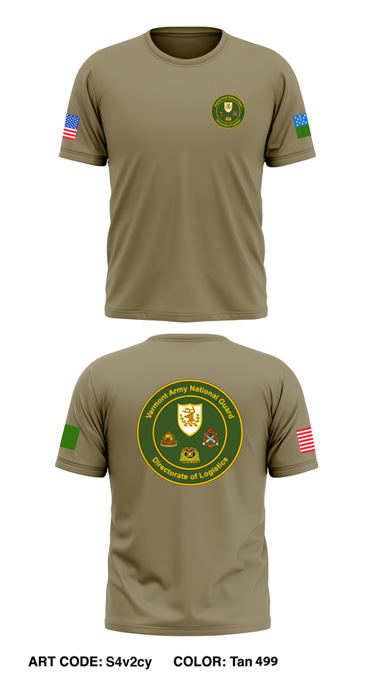Vermont ARNG G4 Core Men's SS Performance Tee - S4v2cy