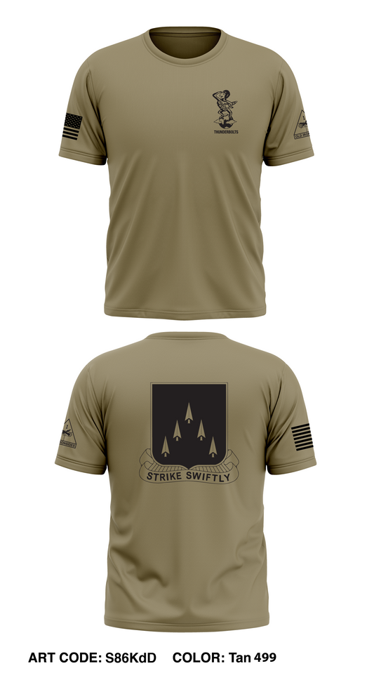 4th Battalion, 70th Armored Regiment, 1/1AD Core Men's SS Performance Tee - S86KdD