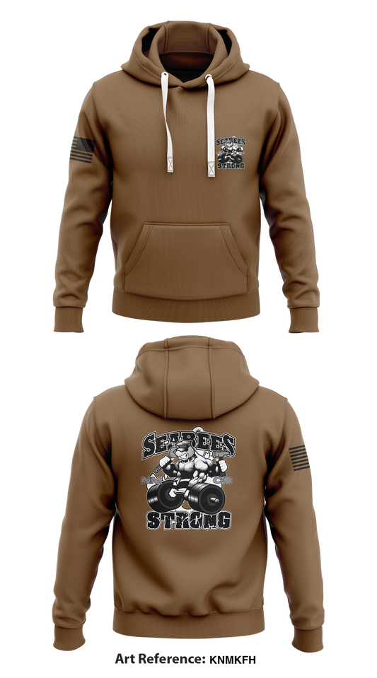 SEABEES Store 1  Core Men's Hooded Performance Sweatshirt - KNMKFh