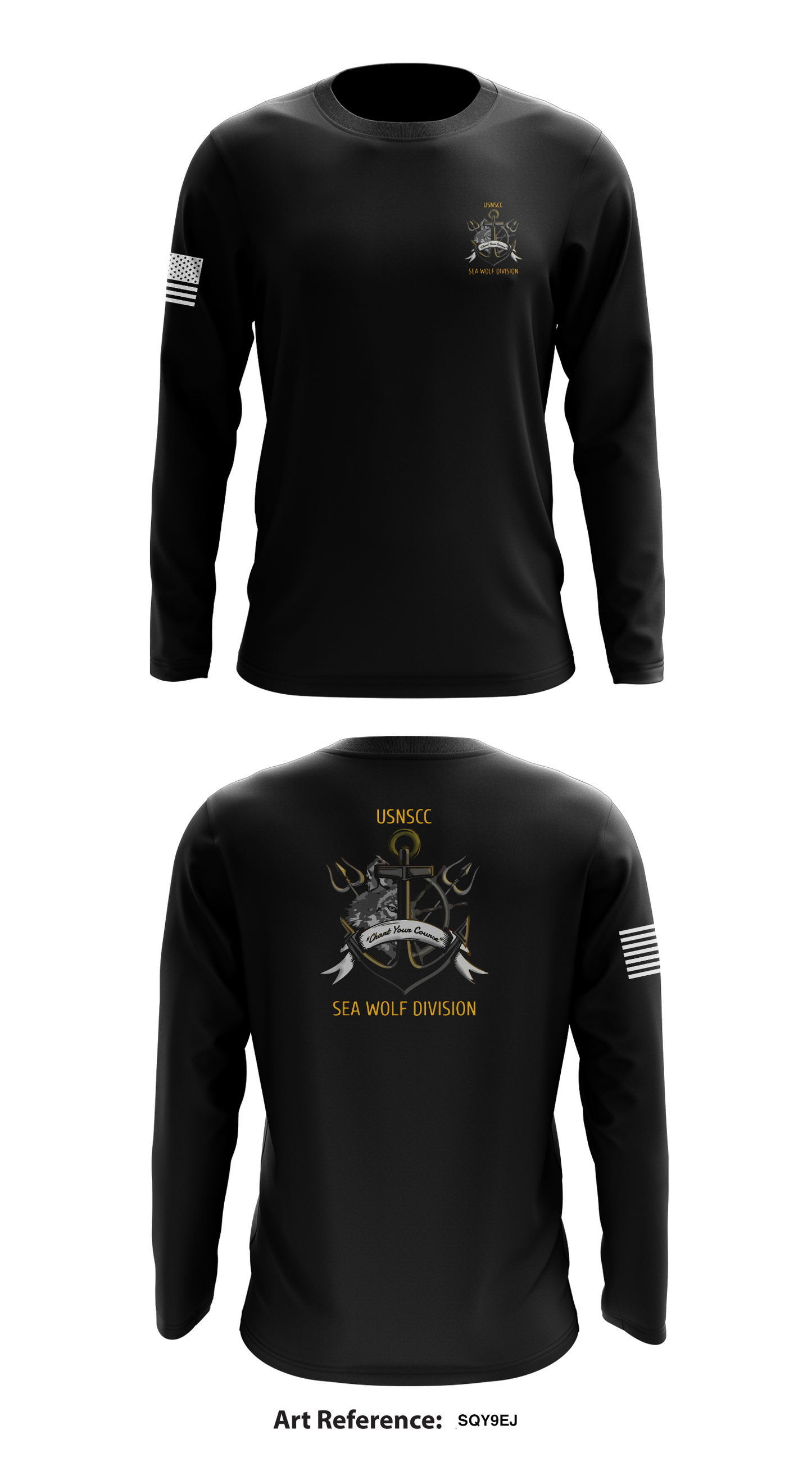 Sea Wolf Division - NBH Store 1  Core Men's LS Performance Tee - SQY9EJ
