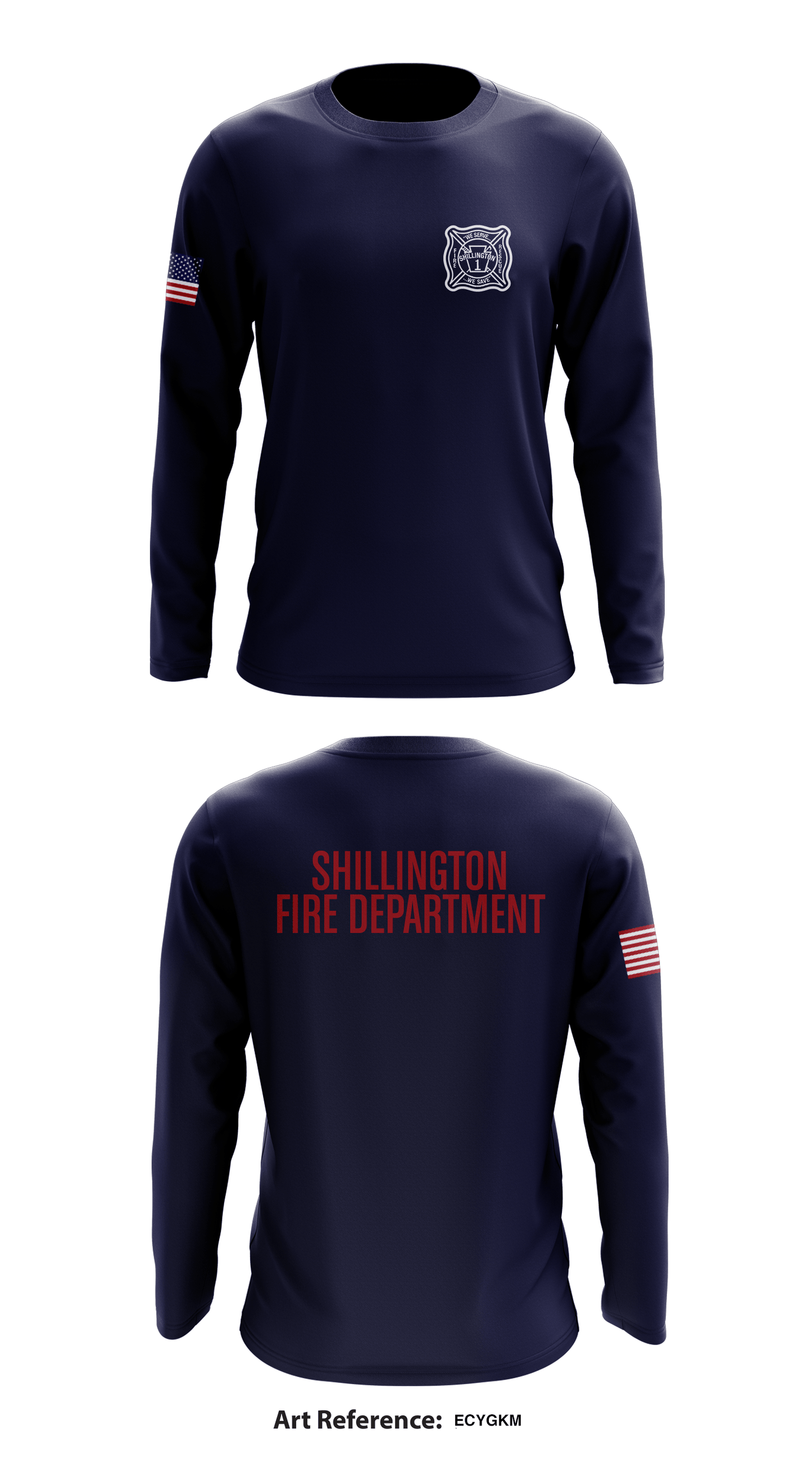 Shillington Fire Department  Store 1  Core Men's LS Performance Tee - ECYgkm