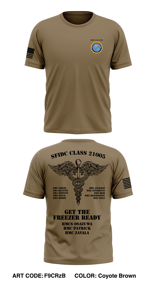 SFIDC CLASS 21005 Store 1 Core Men's SS Performance Tee - F9CRzB