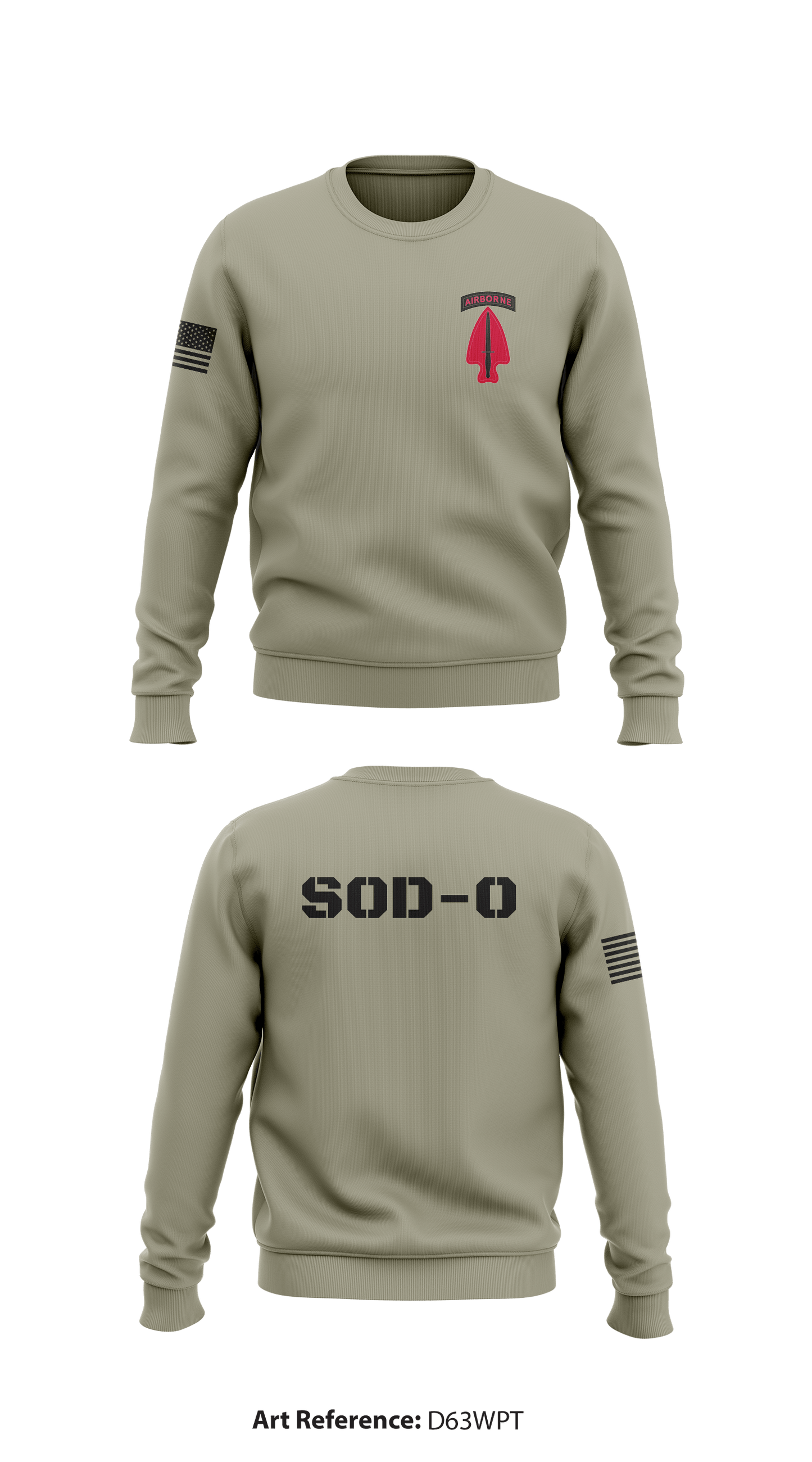 SOD-O Store 1 Core Men's Crewneck Performance Sweatshirt - D63wpT