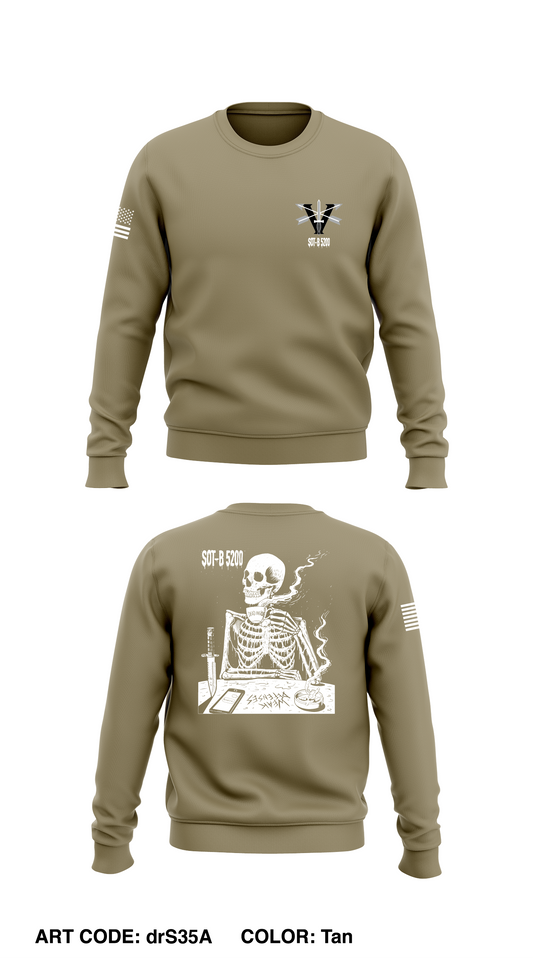 SOT-B 5200 Store 1 Core Men's Crewneck Performance Sweatshirt - drS35A