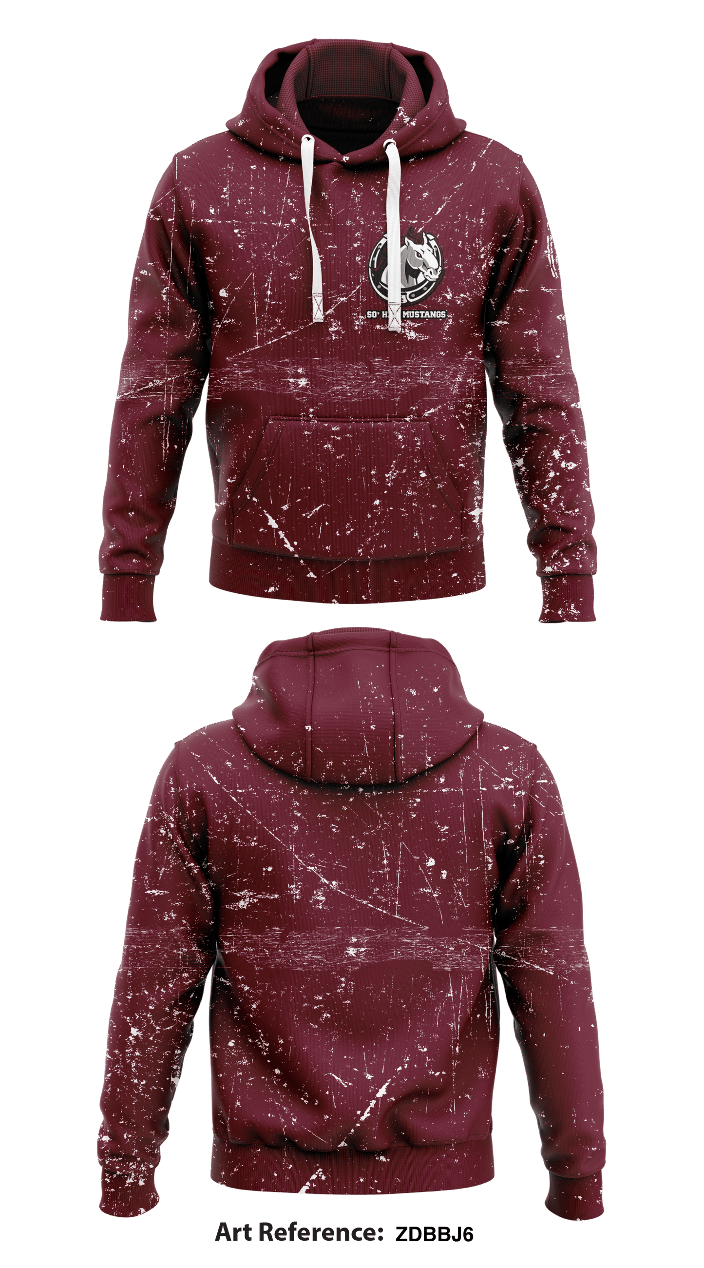 SO’ HAM MUSTANGS Store 1  Core Men's Hooded Performance Sweatshirt - ZDbbj6