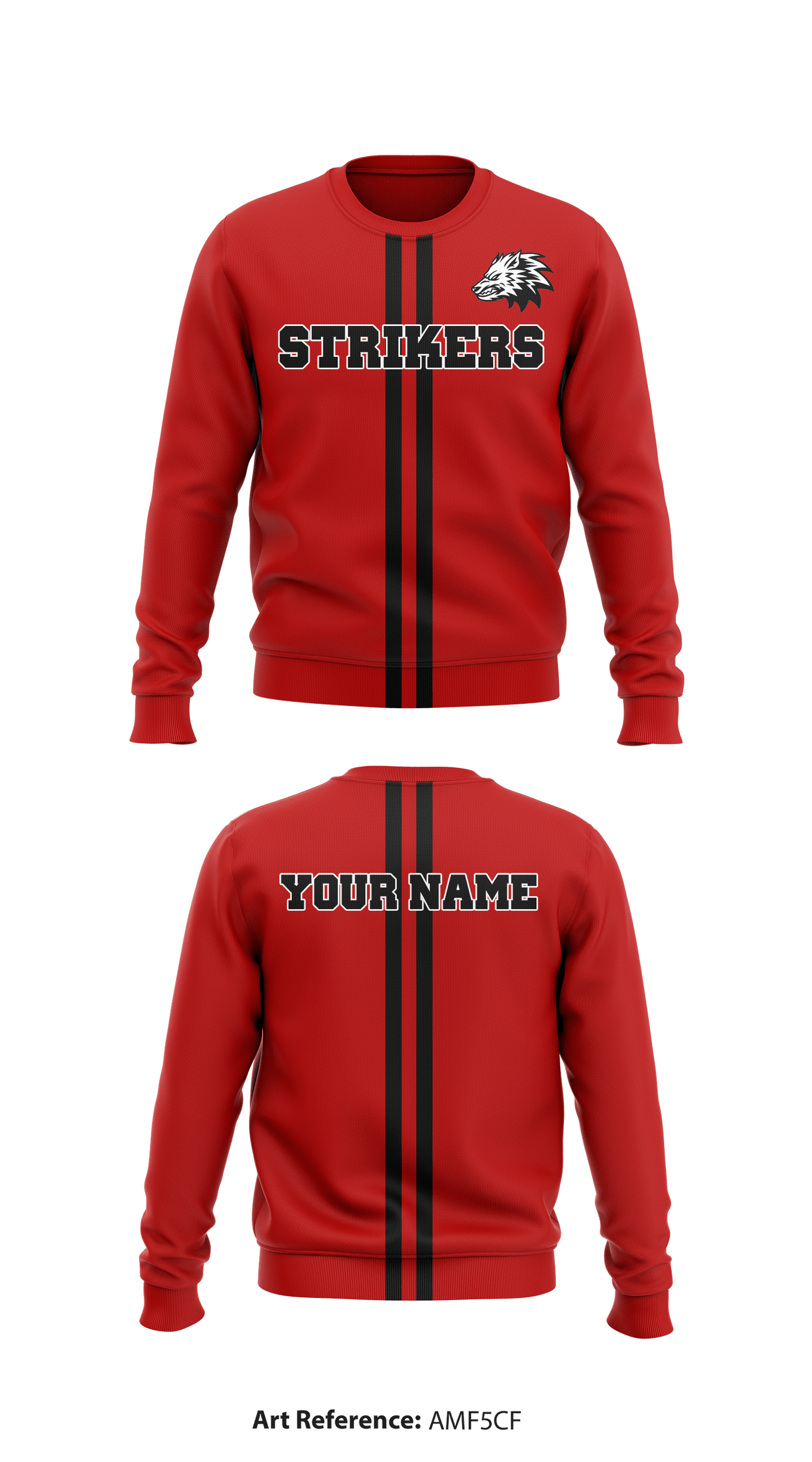 STRIKERS-2 Core Men's Crewneck Performance Sweatshirt - aMF5cF