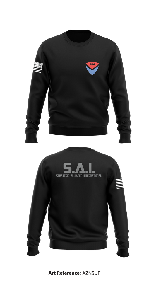 STRATEGIC ALLIANCE INTERNATIONAL Core Men's Crewneck Performance Sweatshirt - aZNsUp