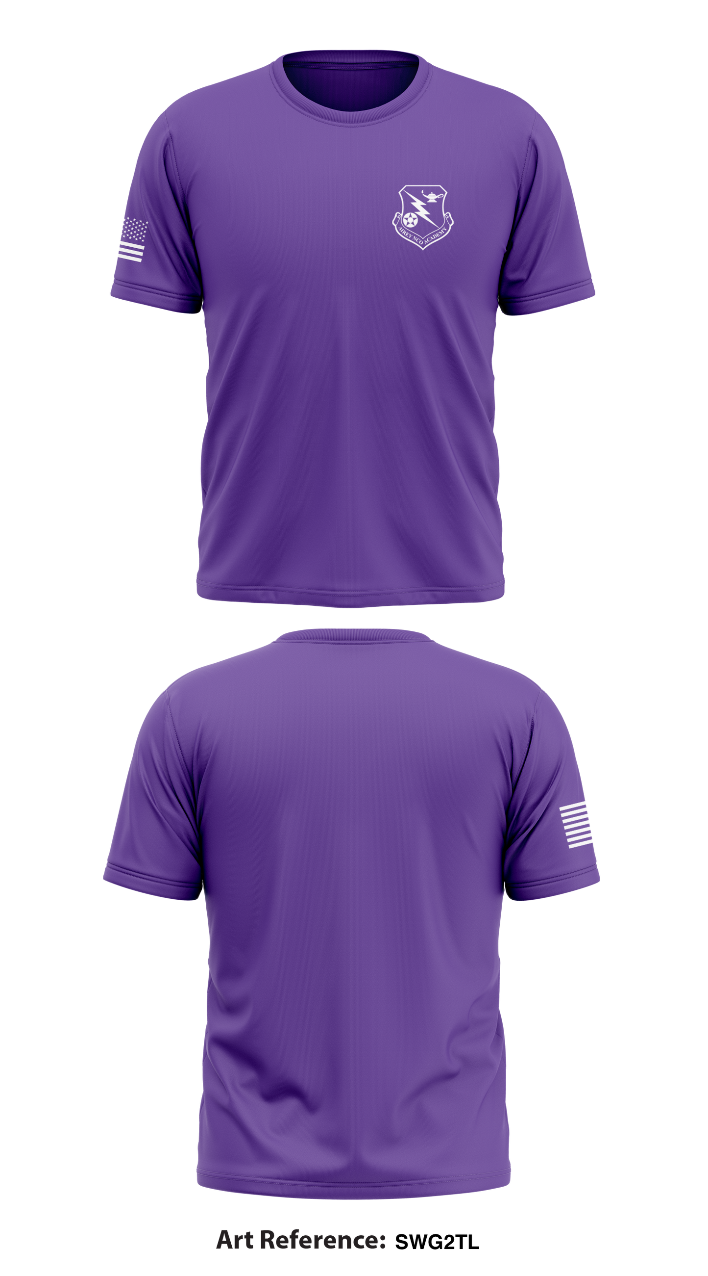 Airey NCO Academy Core Men's SS Performance Tee - SWg2TL