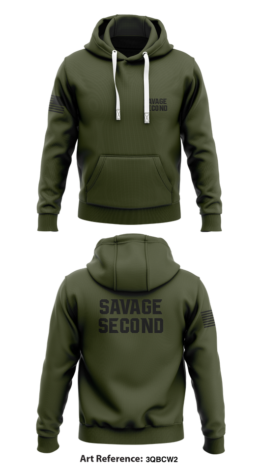 Savage Second Store 1  Core Men's Hooded Performance Sweatshirt - 3QbCw2