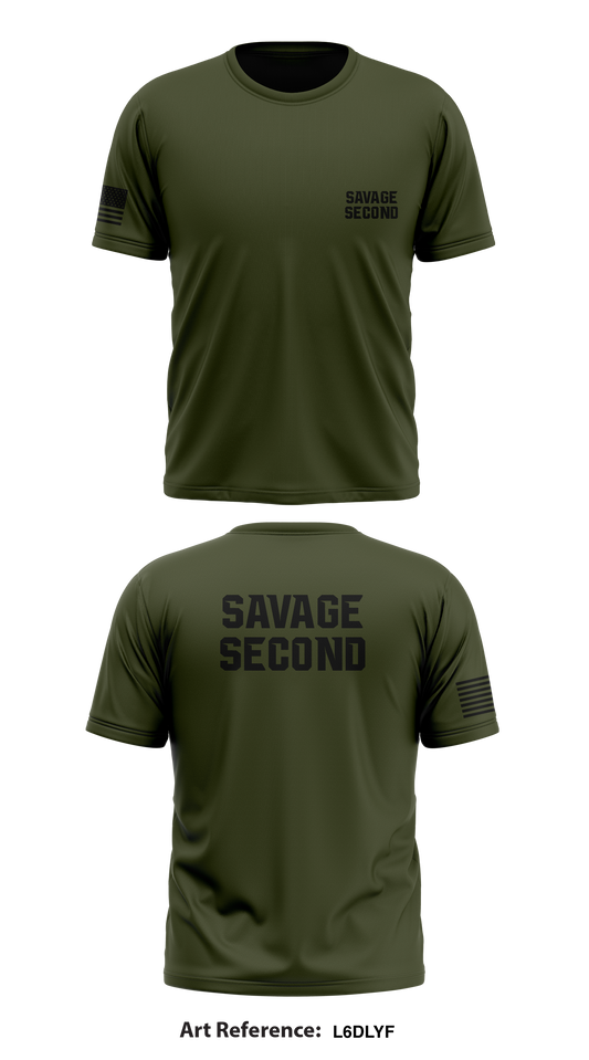 Savage Second Store 1 Core Men's SS Performance Tee - L6dLYF