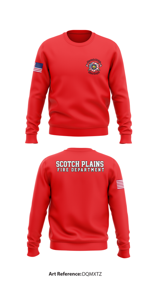 Scotch Plains Fire Department Store 1 Core Men's Crewneck Performance Sweatshirt - DQMXtz
