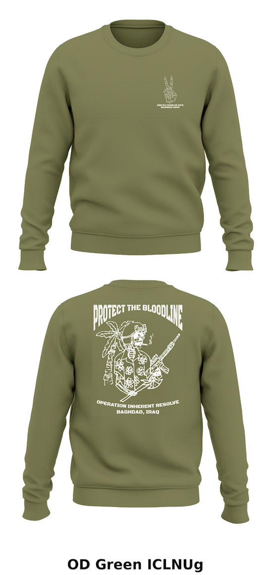 V2/5 Echo Company 2nd Platoon Store 1 Core Men's Crewneck Performance Sweatshirt - ICLNUg