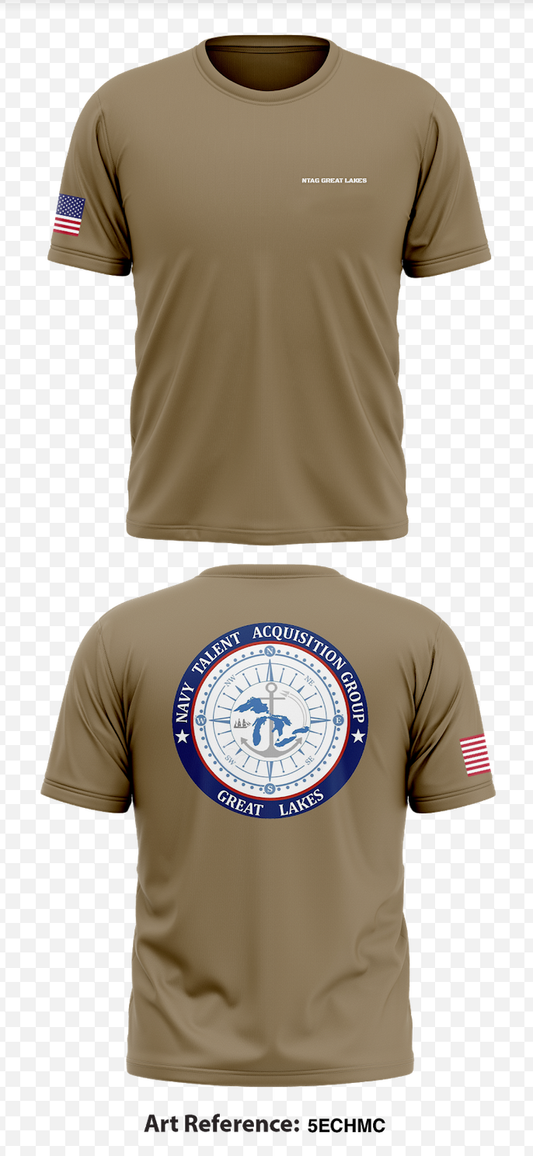 NTAG GREAT LAKES COMMAND Store 1 Core Men's SS Performance Tee - 5echMC