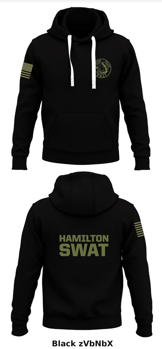 HAMILTON SWAT Store 1  Core Men's Hooded Performance Sweatshirt - zVbNbX