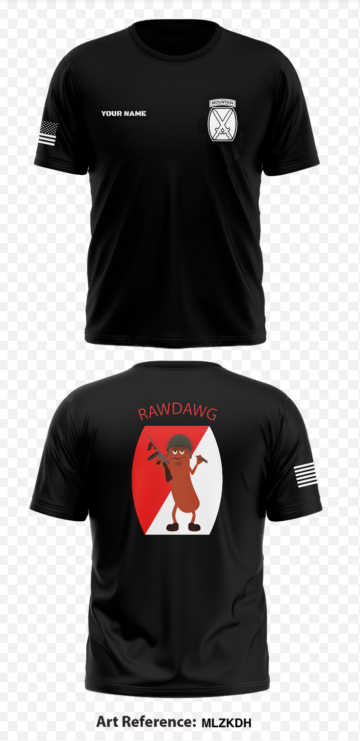 RAWDAWG PLATOON Store 1 Core Men's SS Performance Tee - mLZkdh