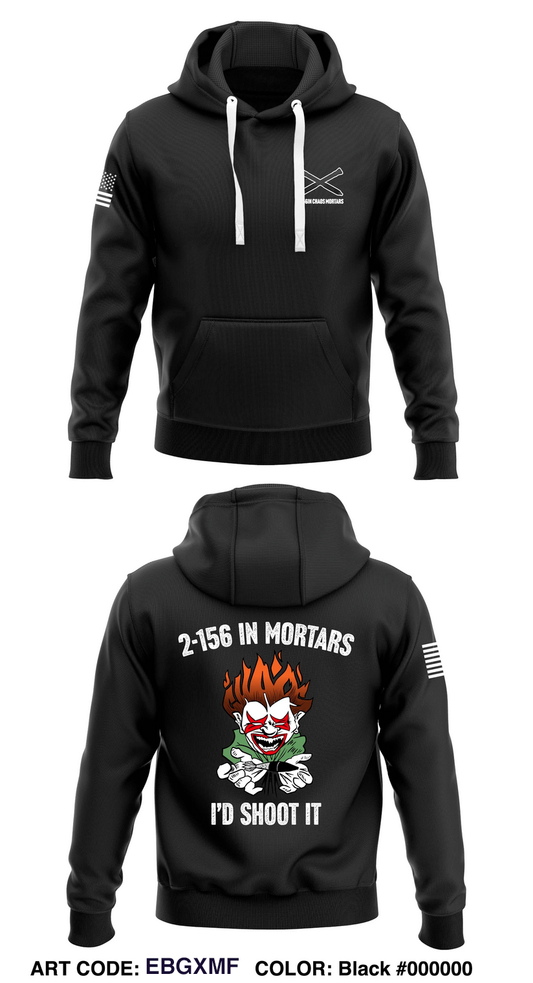 HHC 2-156 Mortars Store 1  Core Men's Hooded Performance Sweatshirt - EBGXMF