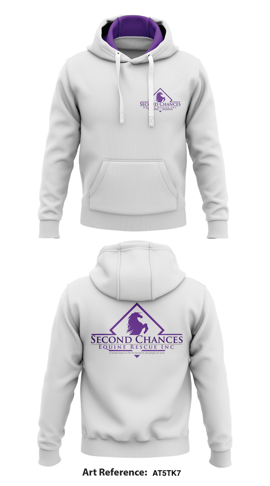 Second Chances Equine Rescue Store 1  Core Men's Hooded Performance Sweatshirt - At5tk7