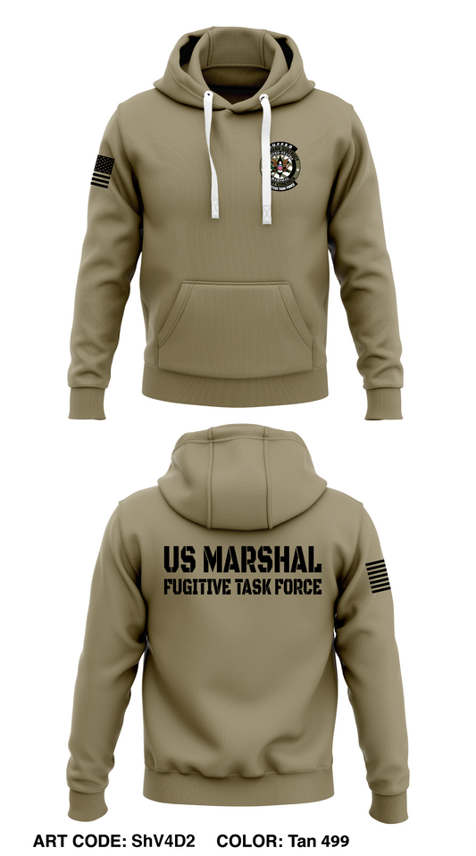 USMS CUFFED  Core Men's Hooded Performance Sweatshirt - ShV4D2