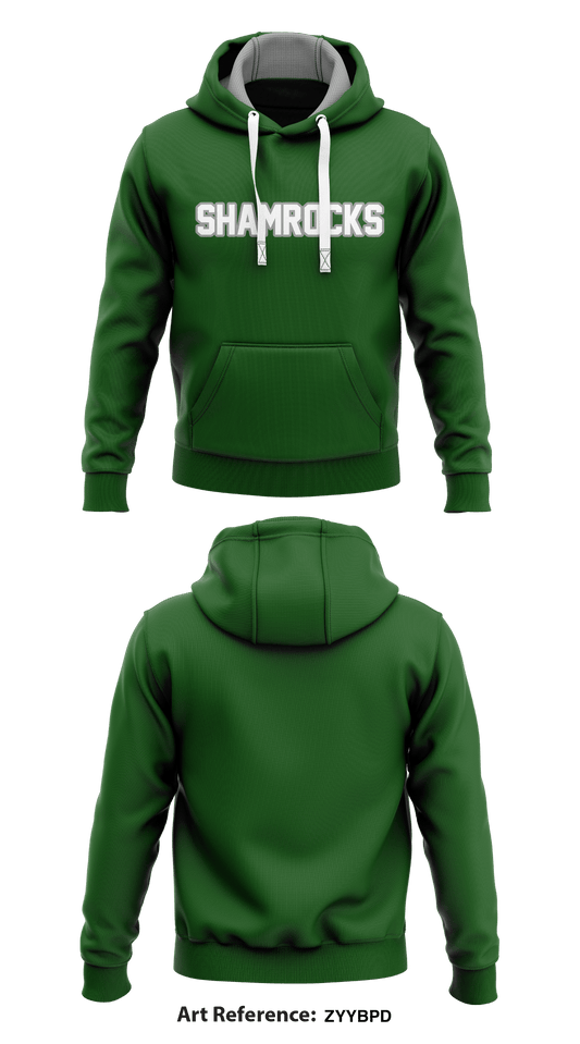 Shamrocks1  Core Men's Hooded Performance Sweatshirt - ZyyBpD