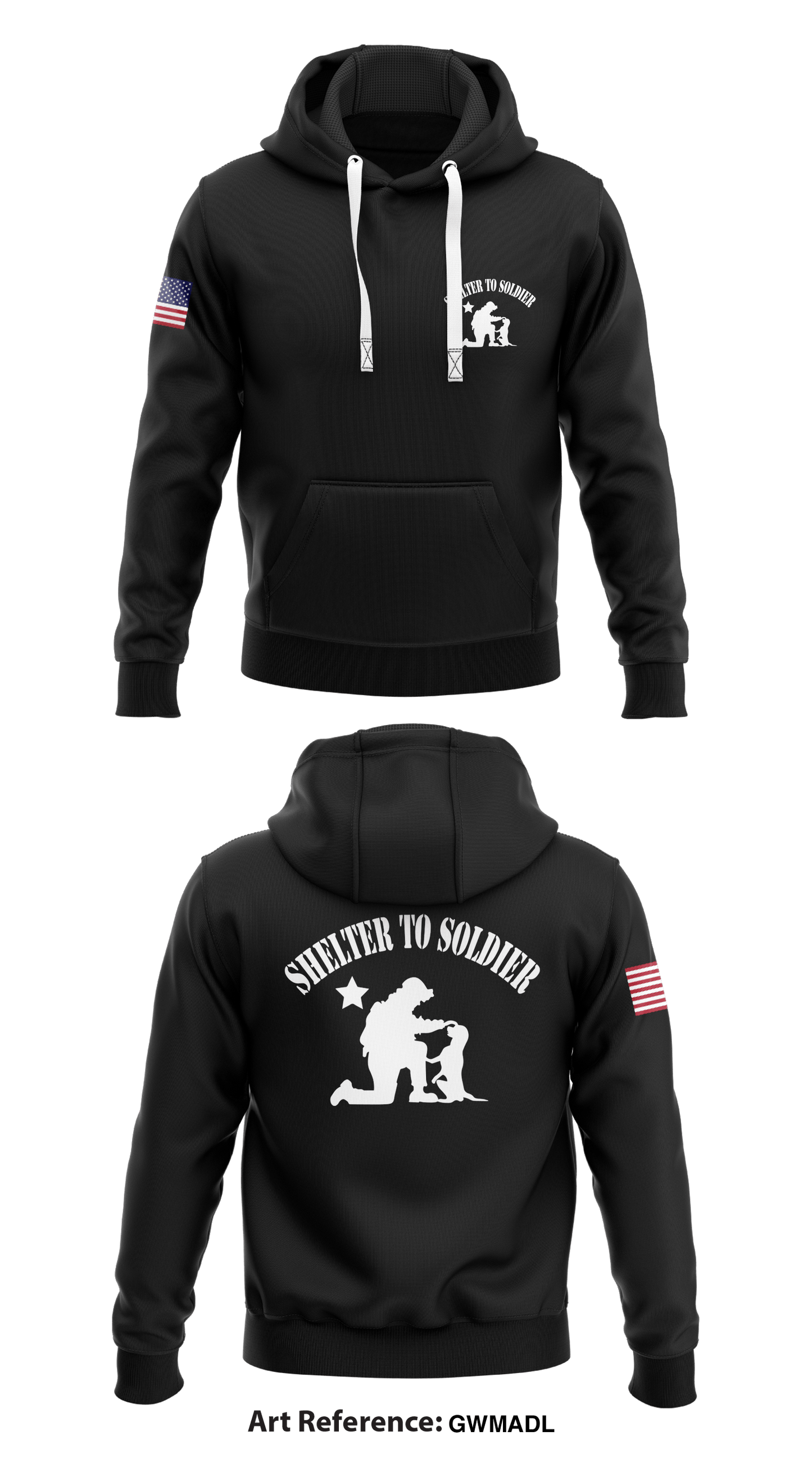 Shelter to Soldier Core Men's Hooded Performance Sweatshirt - gwmAdL