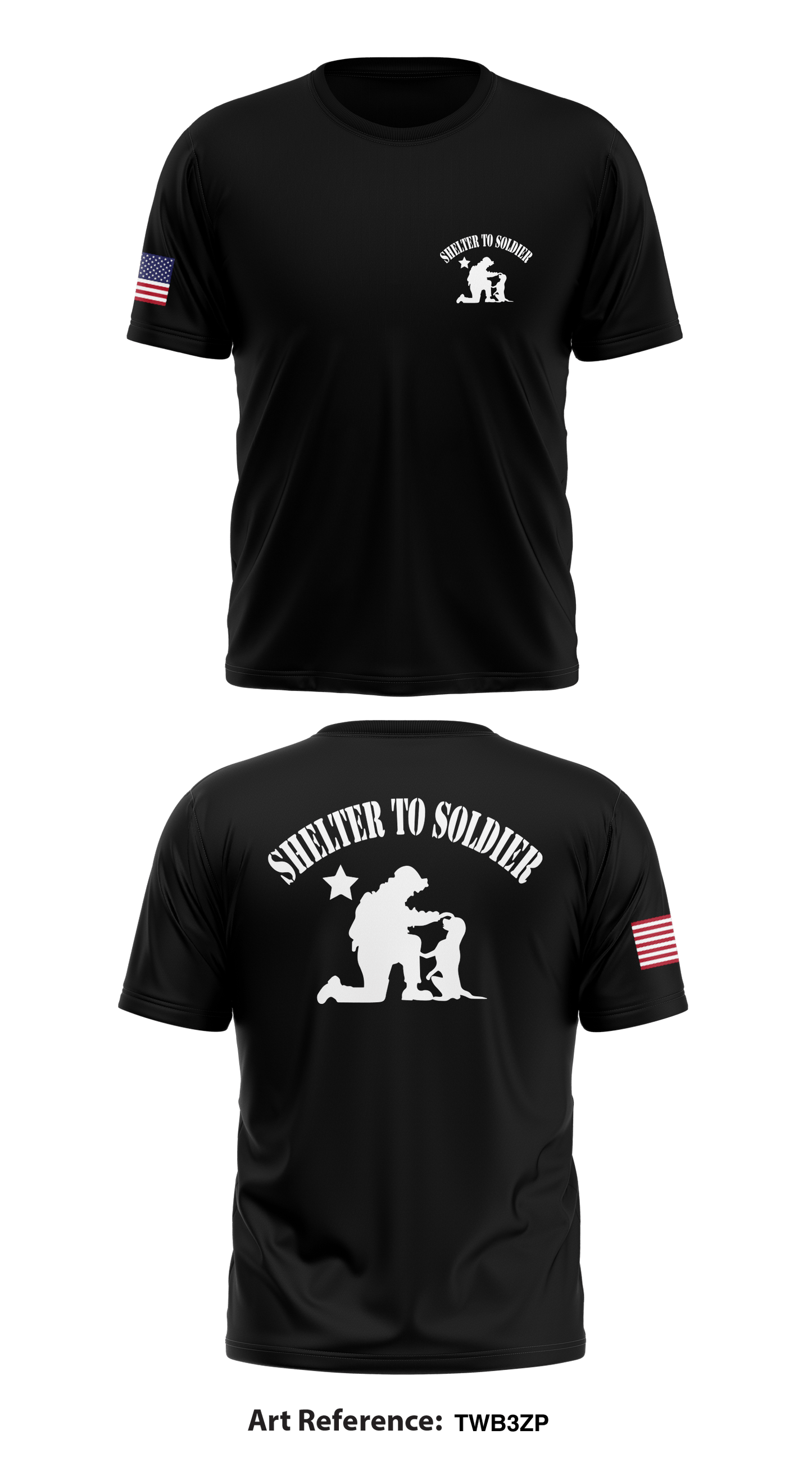Shelter To Soldier Core Men's SS Performance Tee - tWB3zp