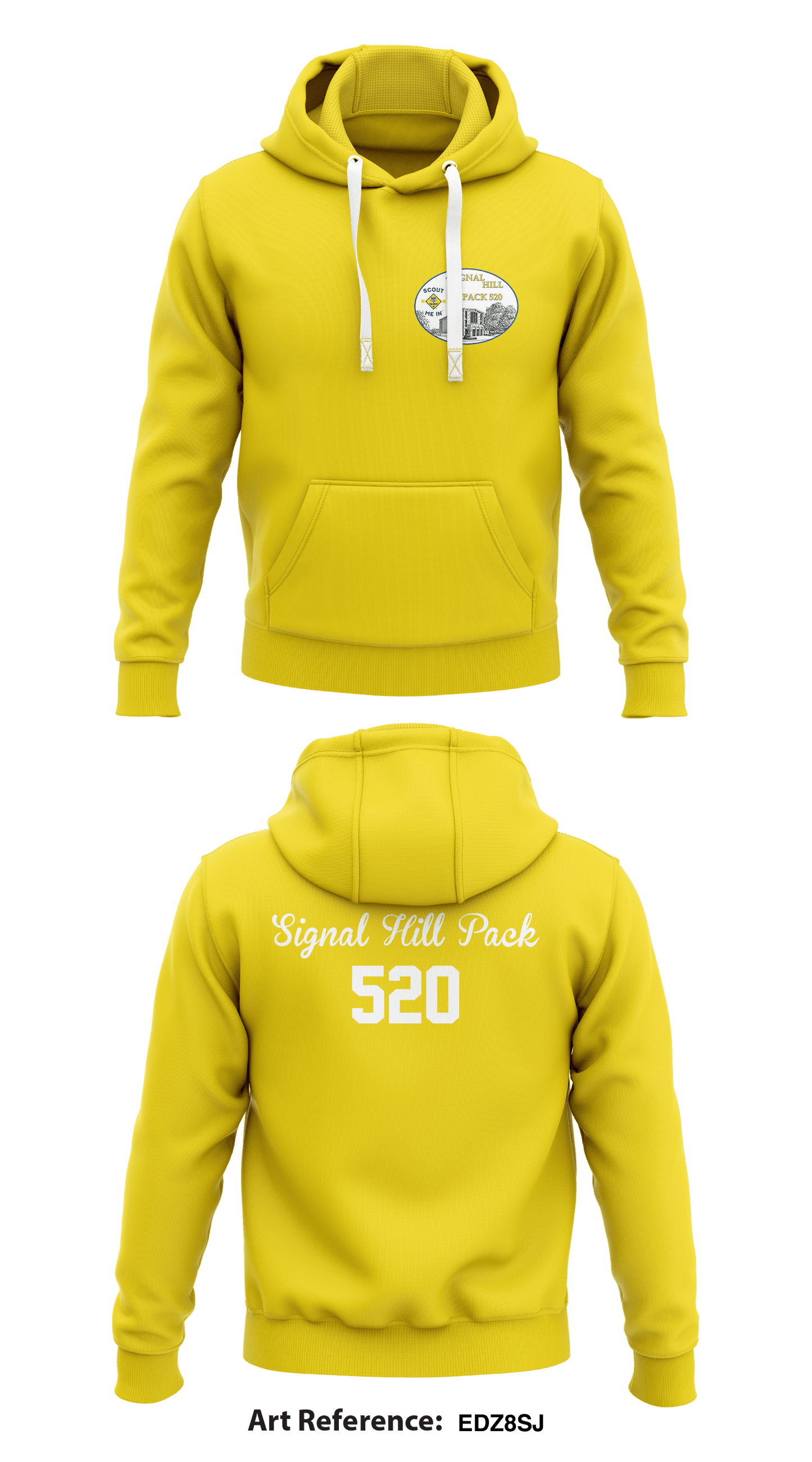 Signal Hill Pack 52 Store 1 Core Men's Hooded Performance Sweatshirt - eDz8Sj