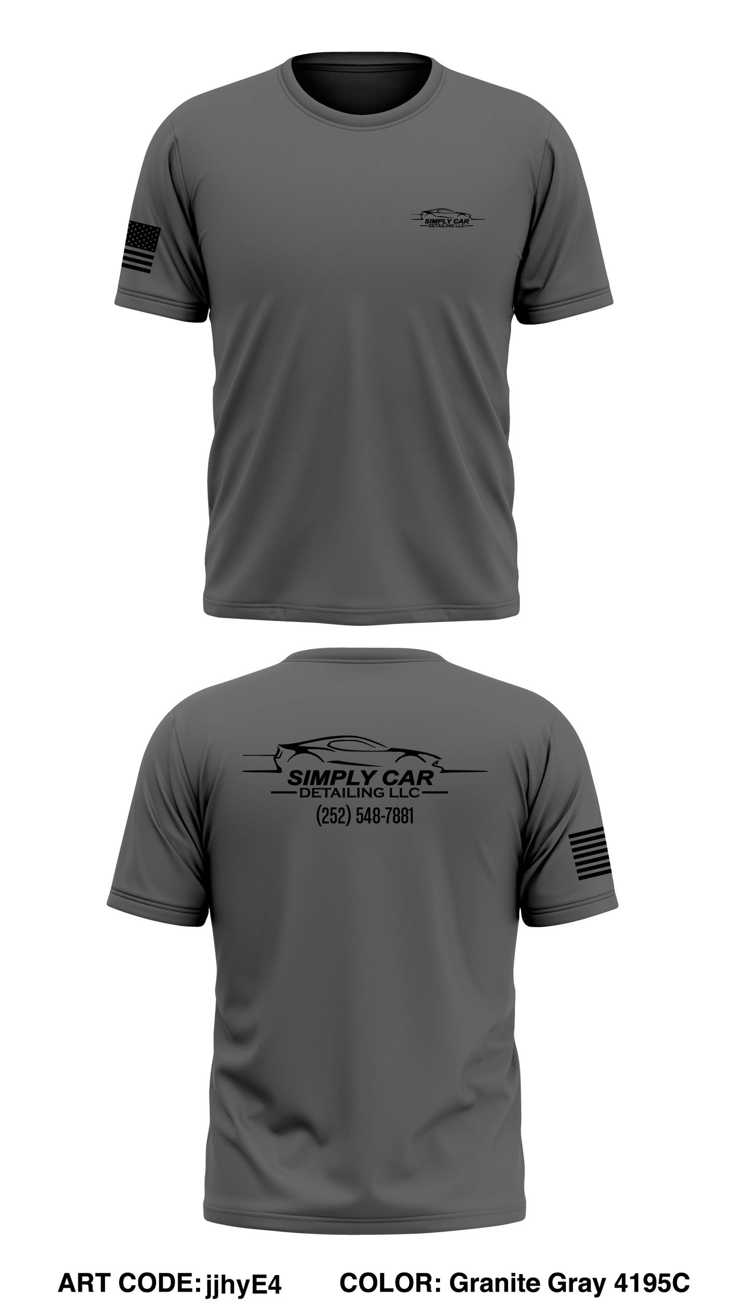 Simply Car Detailing LLC Store 1 Core Men's SS Performance Tee