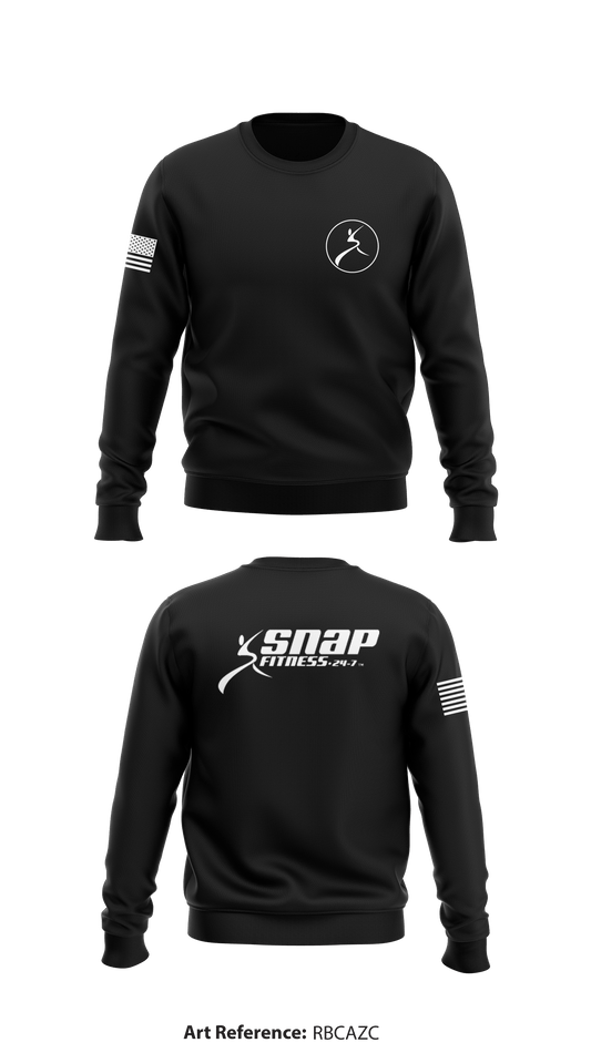 Snap Fitness Columbus Store 1 Core Men's Crewneck Performance Sweatshirt - rbcAZC
