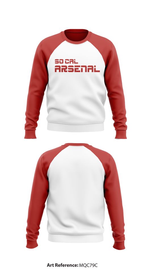 So cal Arsenal Store 1 Core Men's Crewneck Performance Sweatshirt - MqC79C