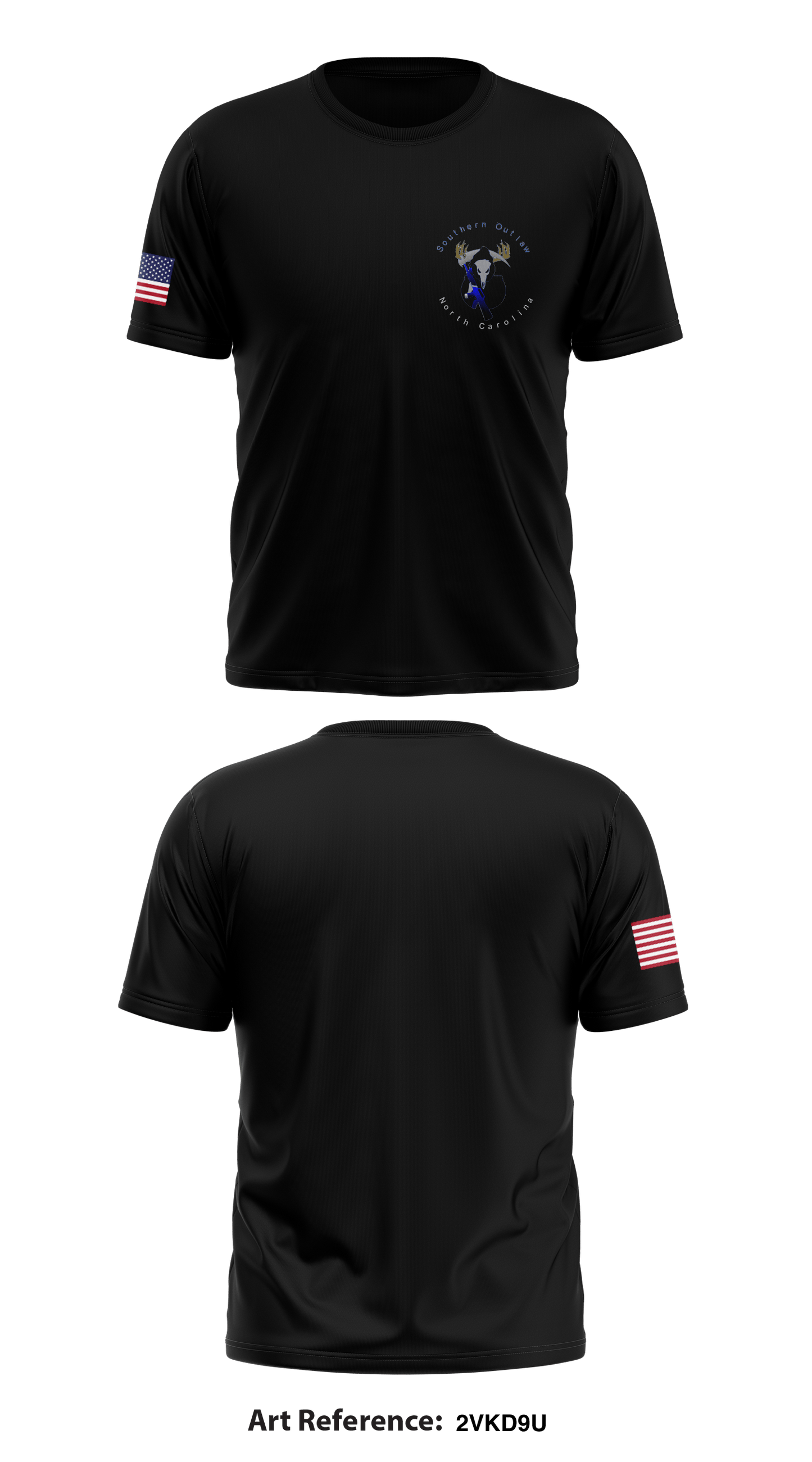 Southern Outlaws Store 1 Core Men's SS Performance Tee - 2Vkd9u
