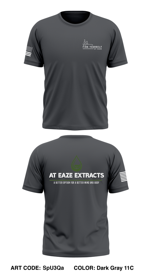 At Eaze Extracts Store 1 Core Men's SS Performance Tee - SpU3Qa