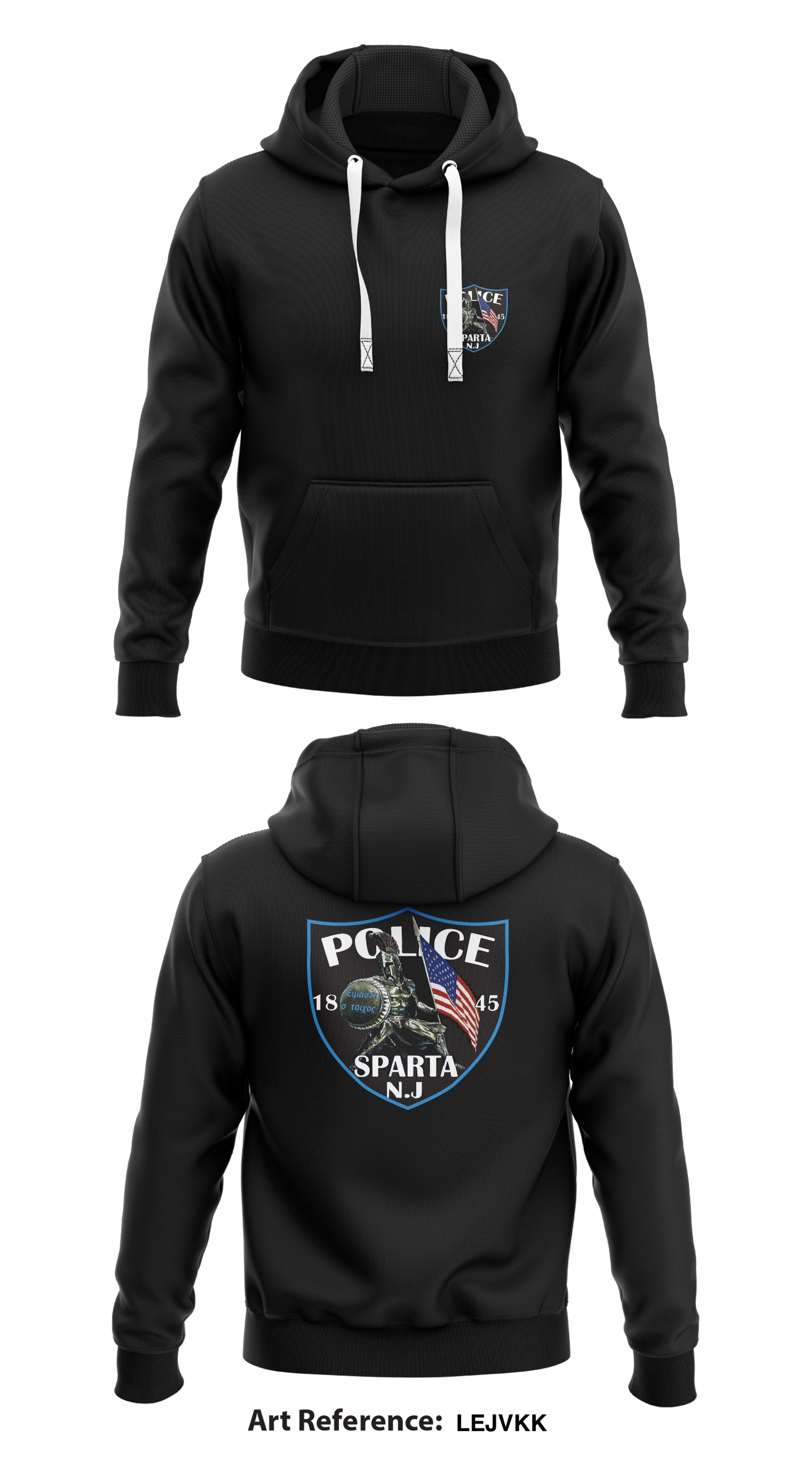Sparta Twp Police Dept Store 1  Core Men's Hooded Performance Sweatshirt - LejVKk