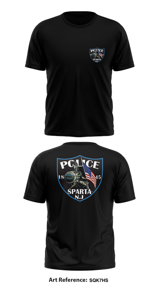 Sparta Twp Police Dept Store 1 Core Men's SS Performance Tee - sqk7HS